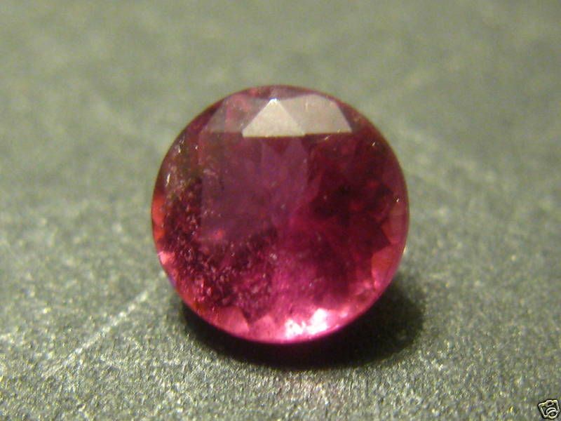 AGODI RUBELLITE TOURMALINE   PINK   ROUND CUT   Natural  