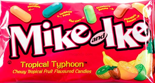 Tropical Typhoon MIKE & IKE bulk vending candy New 20LB  