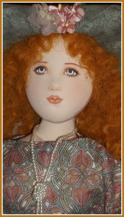   Cloth Doll by Kezi Matthews   Monique   17 Soft Sculpture Doll  