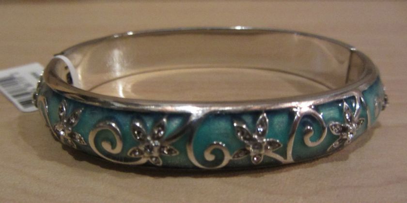 Brighton Mystique Blue Hinged Bangle JB1102 NWT***  