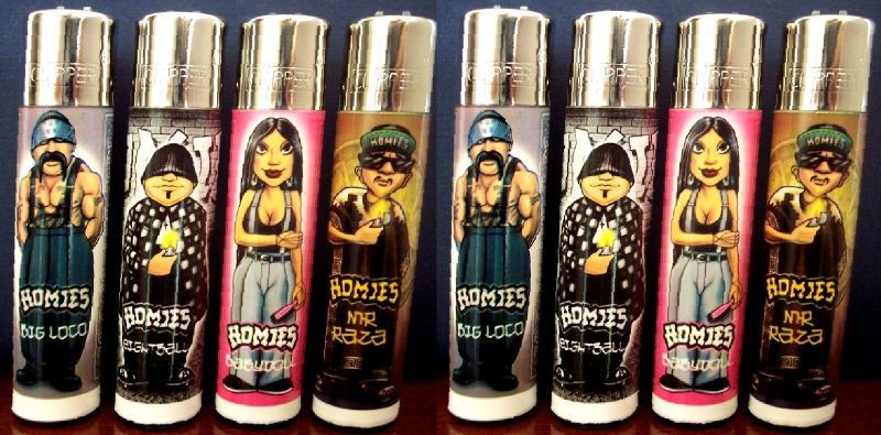   Lighters Refillable Collectible Homies Latino Spanish La Raza Loco New