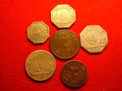 FRENCH SENEGAL   VERY RARE   COMPLETE SET 1920 1921  