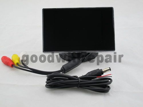 Mini 3.5 TFT LCD Car Rearview Reverse Monitor DVD VCR  