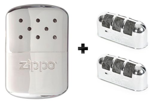   HAND WARMER + (2) REPLACEMENT BURNER_ZIPPO #40182_44003 2  