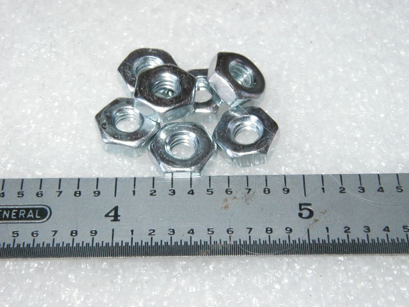 32 PLAIN HEX NUTS ZINC 100 pcs  