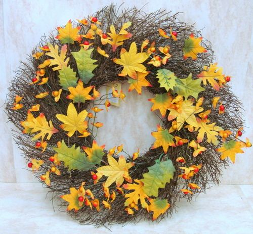 BOYDS BEARS Bittersweet Wreath HOME Decor FALL 811595  