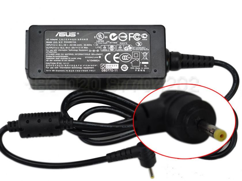 19V 2.1A Small Tip AC/DC Adapter Asus N17908 V85 R33030  