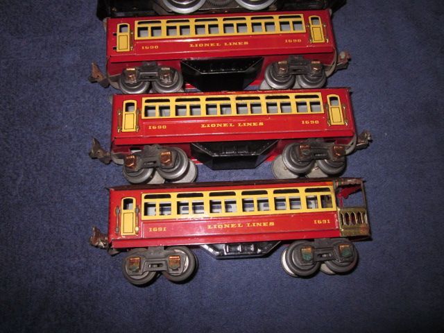 LIONEL IVES 1651E W/1690, 1690, 1991 PASSENGER CARS  