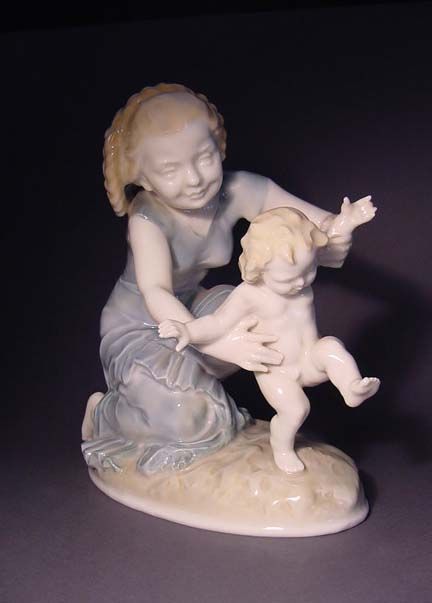 HUTSCHENREUTHER TUTTER YOUNG BEAUTY GIRL PUTTO CHERUB  