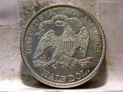 1877 BU SEATED LIBERTY 50c HALF DOLLAR ID#Q167  