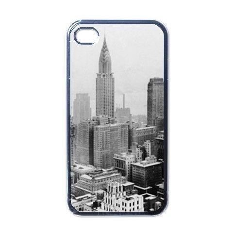 New York City Manhattan Black Case for iphone 4  