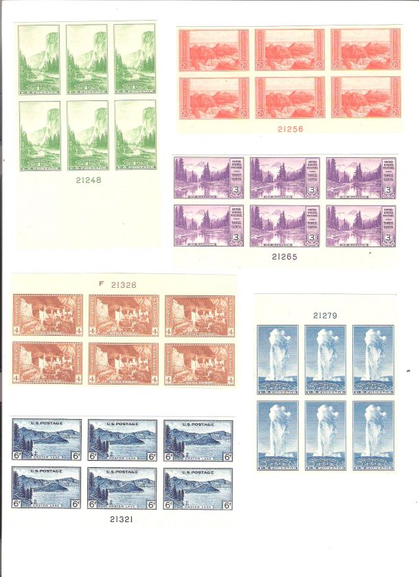 includes 6 each of 1c 2c 3c 4c 5c 6c 7c 8c 9c 10c stamps. in flawless 