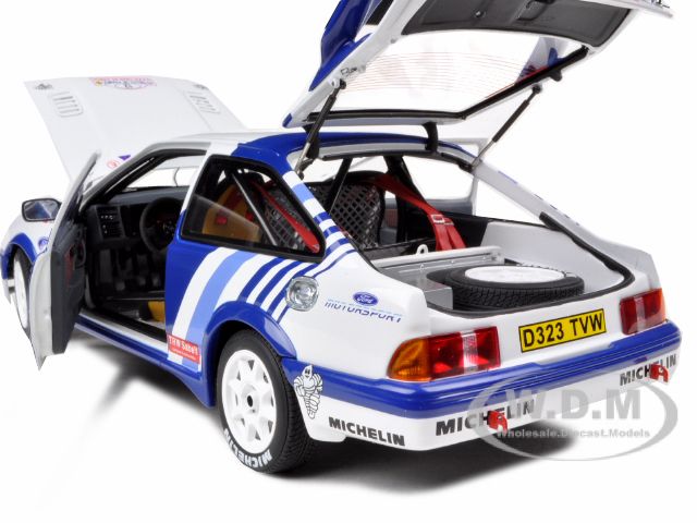 diecast model car of Ford Sierra Cosworth #12 Tour De Corse Rally 1988 