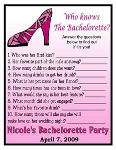 12 WHO KNOWS THE BACHELORETTE PARTY GAME CARDS   NICE  