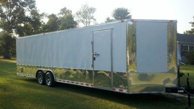 28 enclosed ATV cargo motorcycle trailer car hauler NEW