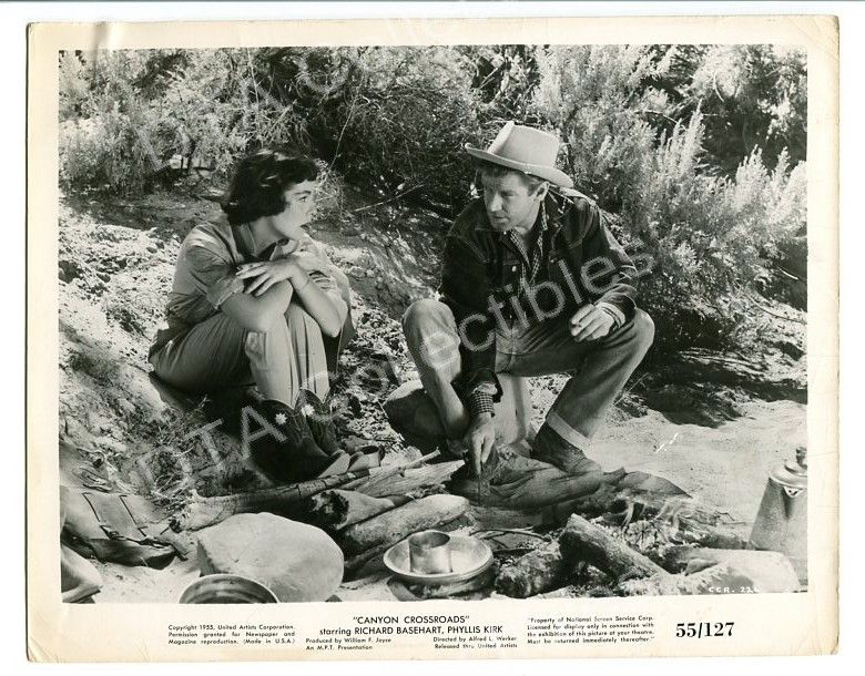 CANYON CROSSROADS 8X10 PROMO STILL 1955 PHYLLIS KIRK  