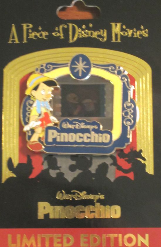 Disney Piece of Movie 2011 Pin Pinocchio LE2000 POM Film Choose Image 