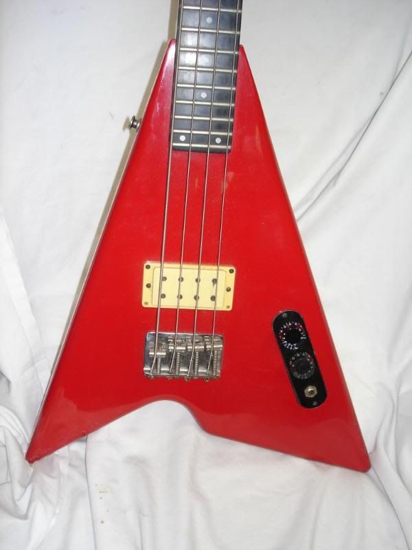 Kramer 1970s XKB 10 forked Aluminum neck USA BASS  