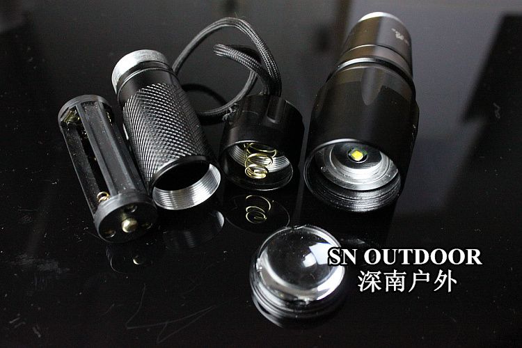 1600 Lumen Zoomable CREE XM L T6 LED 18650 Flashlight Torch Zoom Lamp 