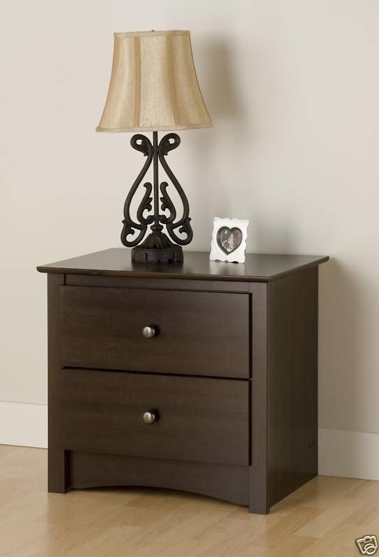 Prepac EDC 2422 Fremont Two Drawer Night Stand  