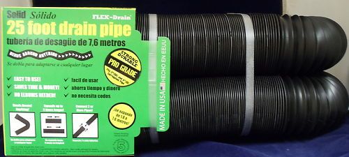 Solid 25 Foot Drain Pipe Flex Drain  