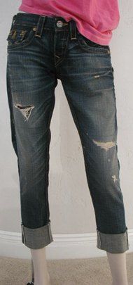 True Religion Cameron vintage boyfriend jeans Wyoming  