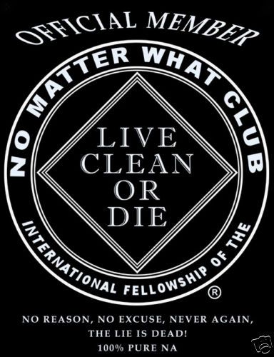 Narcotics Anonymous   No Matter What Club T Shirt  