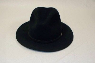 Bailey of Hollywood 100% Wool Med Hat Black WPL 5923  