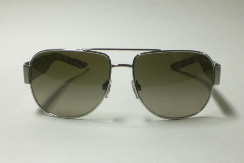 BURBERRY BE3042 3042 SILVER BROWN 1005/13 SUNGLASSES 3N  