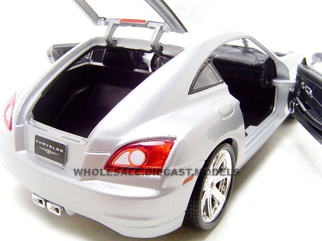 CHRYSLER CROSSFIRE SILVER 1/18 DIECAST MODEL CAR  