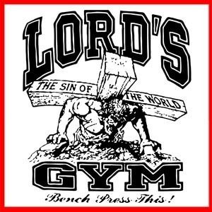 LORDS GYM Workout Fitness Barbell Bodybuilding T SHIRT  