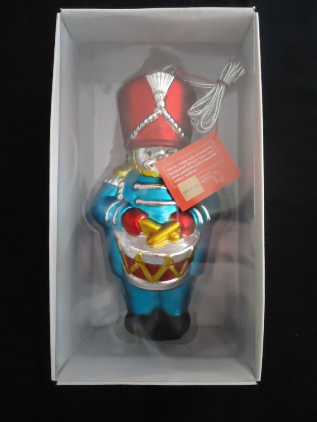 Mercury Glass Toy Soldier Ornament Department 56  