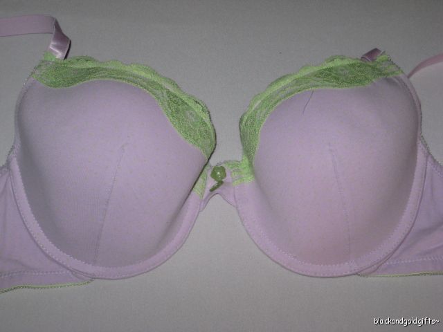 Purple Joe Boxer Bra Green Lace 34A,34B,36B,36C,38C,38D  