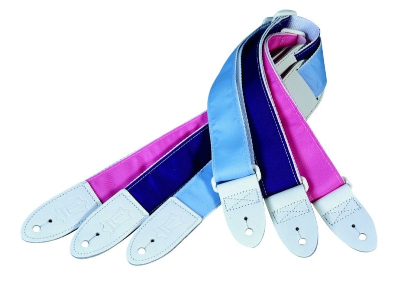 NEW Levys Kids Guitar Strap   Girls Pink Blue Purple  