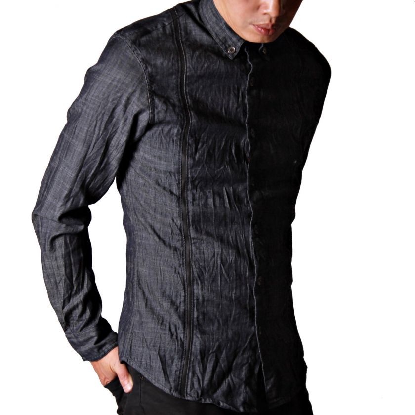 US New Mens Design Relaxed Slim Fit Casual Shirt Luxury Stylish Dress 