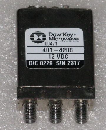 Dow Key 401 4208 SMA 18GHz +12VDC  