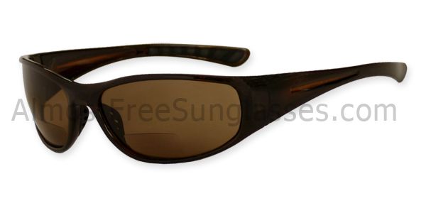 New 4212 Dark Cry Brn/Brn SunReader Sunglass/Bifocals  