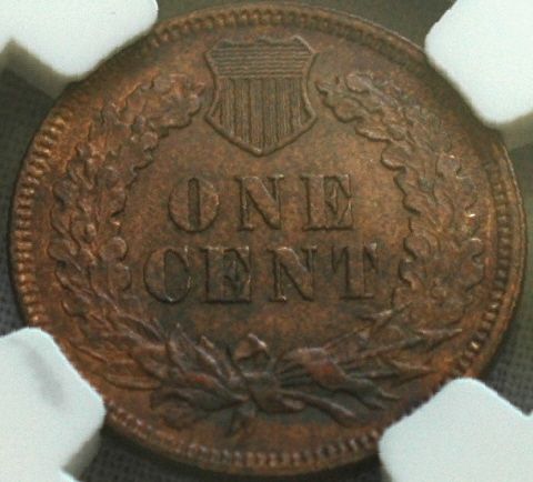 1877 Indian Head Cent NGC PROOF DETAILS  