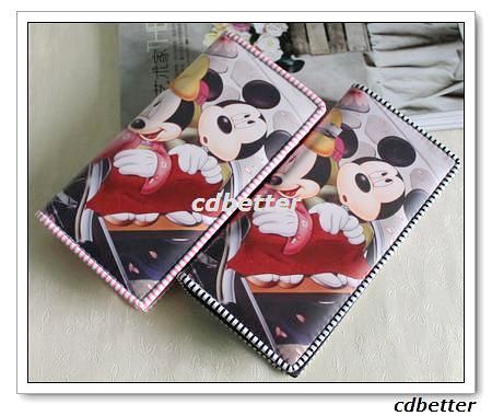 NEW Women Girl Mickey Mouse Long Clutch PU Wallet Purse  