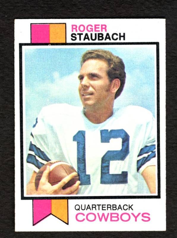 Roger Staubach Dallas Cowboys 1973 Topps Card #475  