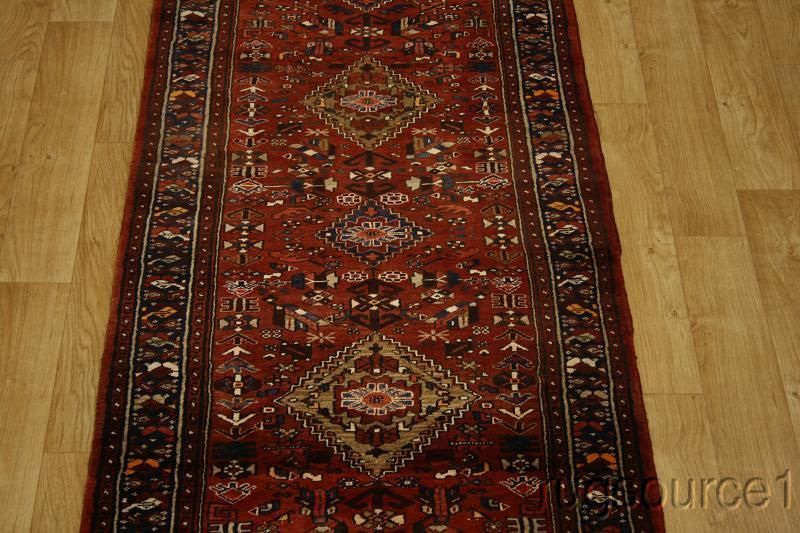 OVERSIZED TRIBAL RUNNER 4X13 SHIRAZ PERSIAN ORIENTAL AREA RUG  FREE 