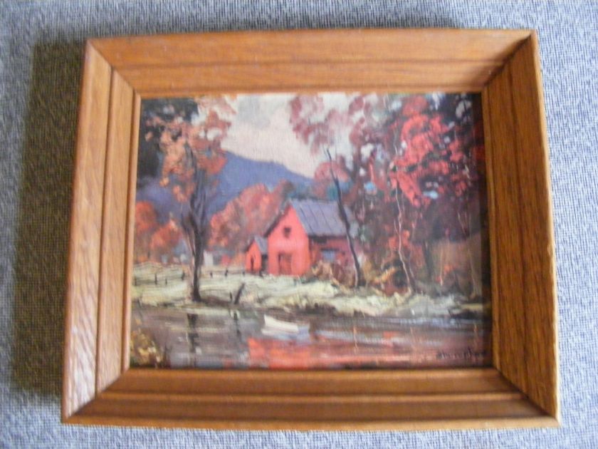 Winde Fine Prints Autumn Reflections Shumaker Painting  