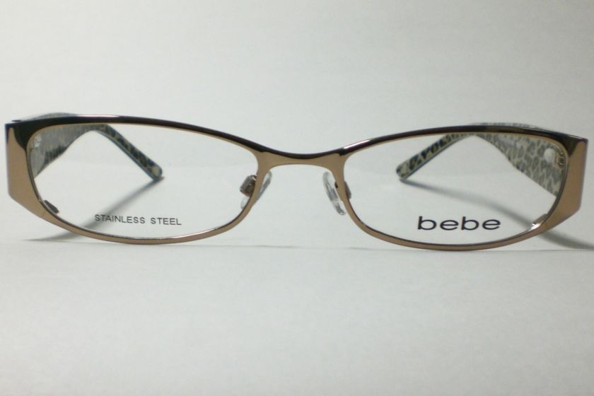 BEBE ALLURING BB5011 5011 TOPAZ EYEGLASSES AUTHENTIC 53  