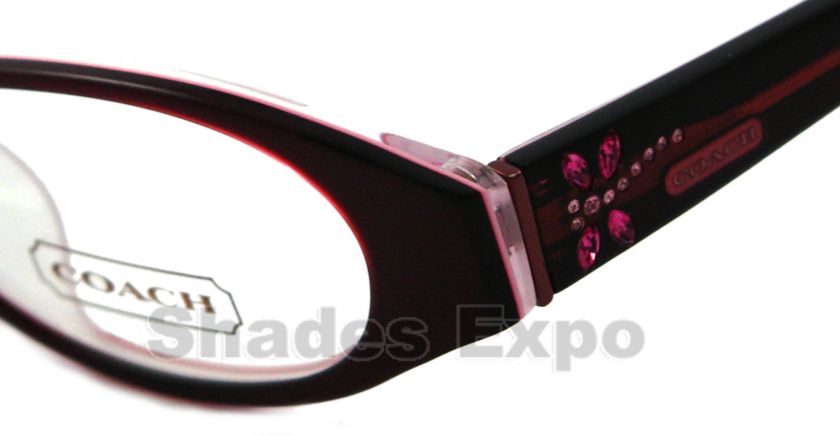 NEW Coach Eyeglasses CC 526/A/F DEIRDRE BORGO 604 BURGUNDY AUTH  