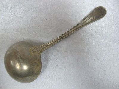 ANTIQUE SILVER LADLE GEORGE WILLIAM ADAMS LONDON 1855  