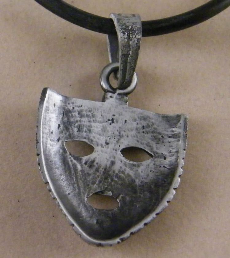 Mask of Loki Viking Pewter Pendant Norse God  