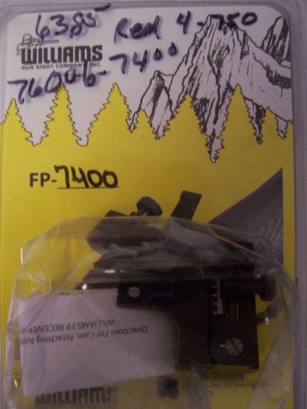 Williams FP 7400 Receiver Sight #70015  