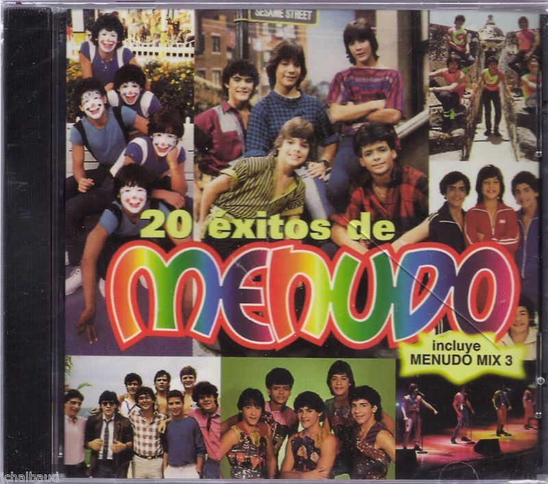 MENUDO 20 EXITOS INCLUYE MENUDO MIX BONUS TRACK CD  