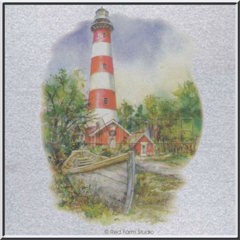 Assateague Island Lighthouse SWEATSHIRTS S XL,2X,3X,4X  