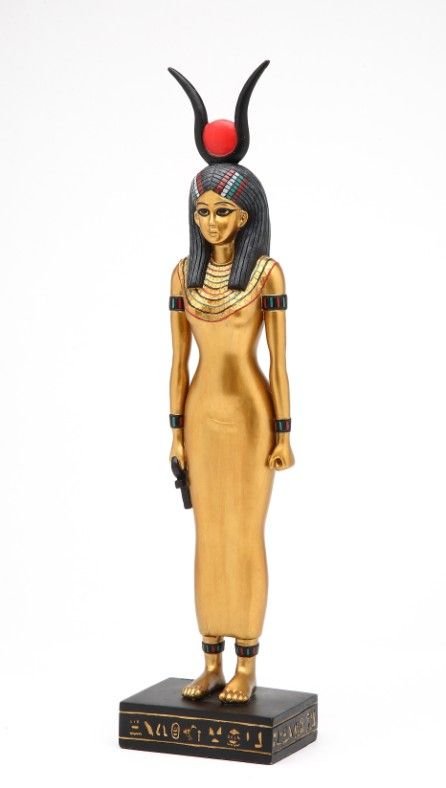 EGYPTIAN LARGE GODDESS ISIS DEITY 12 STATUE FIGURINE  